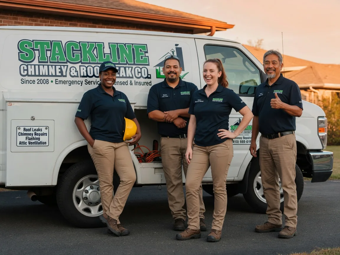 Chimney flashing repair company in Buck Creek, IN